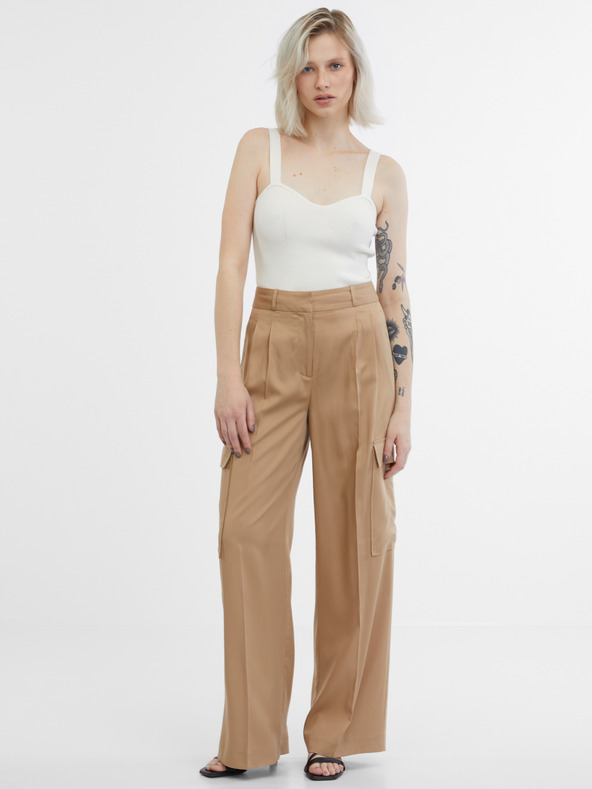 Orsay Smeđe ženske hlače ORSAY