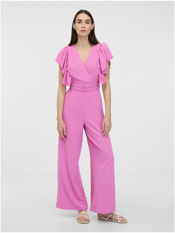 Orsay Ružičasti ženski maksi kombinezon ORSAY