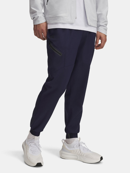 Under Armour Muške trenirke Under Armour UA Unstoppable Woven Jogger-BLU