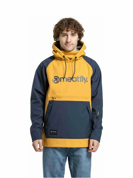 Meatfly Meatfly muška softshell jakna Jax Saphire Blue / Camel |
