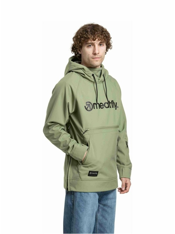 Meatfly Meatfly muška softshell jakna Jax Olive / Black |