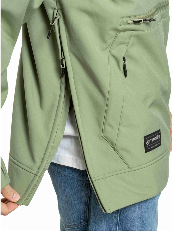 Meatfly Meatfly muška softshell jakna Jax Olive / Black |