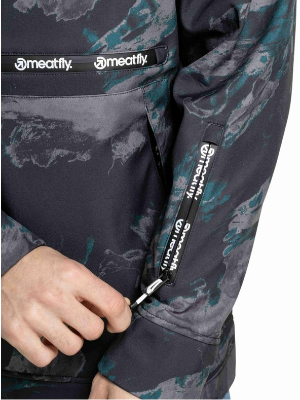 Meatfly Meatfly muška softshell jakna Jax Mossy Botanical |