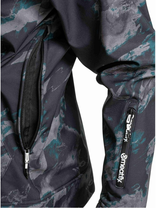Meatfly Meatfly muška softshell jakna Jax Mossy Botanical |