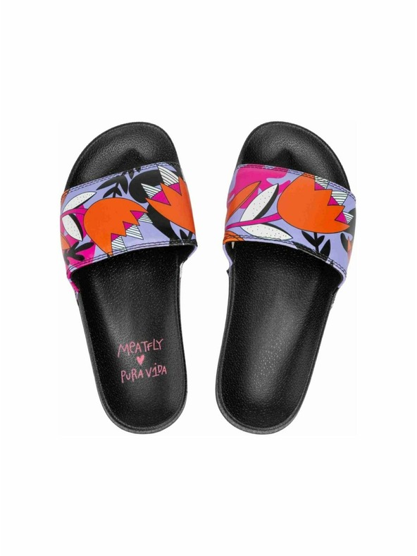 Meatfly Meatfly ženske papuče Hudson Pura Vida Lila Love