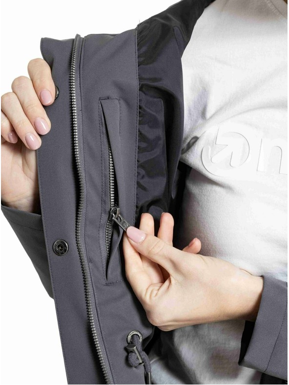 Meatfly Meatfly ženska street jakna Xita Grey / Maue | Siva |