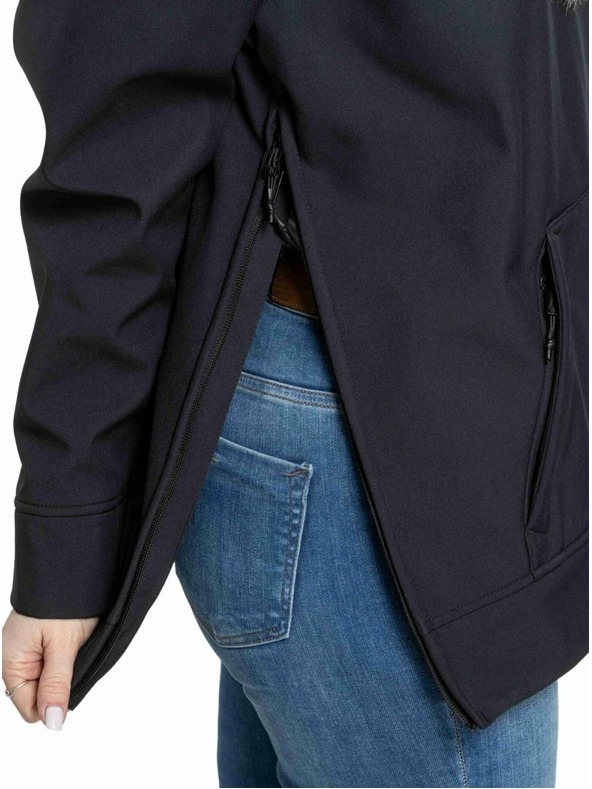 Meatfly Meatfly ženska softshell jakna Alita Black / White