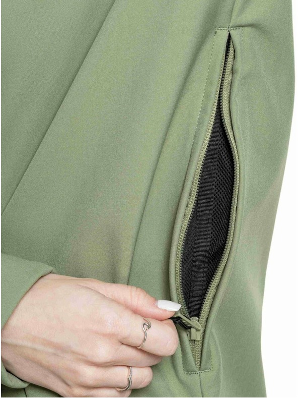 Meatfly Meatfly ženska softshell jakna Alita Olive / White
