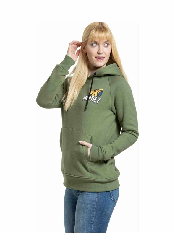 Meatfly Meatfly ženski hoodie Watani Olive Flowers