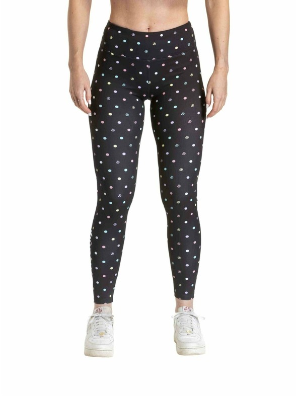 Meatfly Meatfly ženske tajice Arabel Black / Color Dots