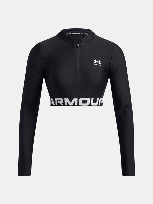 Under Armour Ženska majica kratkih rukava Under Armour HeatGear Rib 1/4 Zip LS