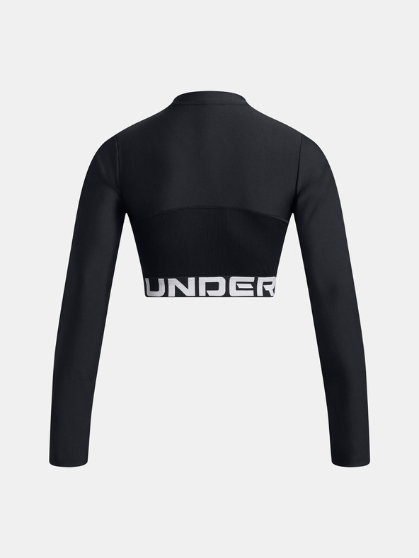 Under Armour Ženska majica kratkih rukava Under Armour HeatGear Rib 1/4 Zip LS