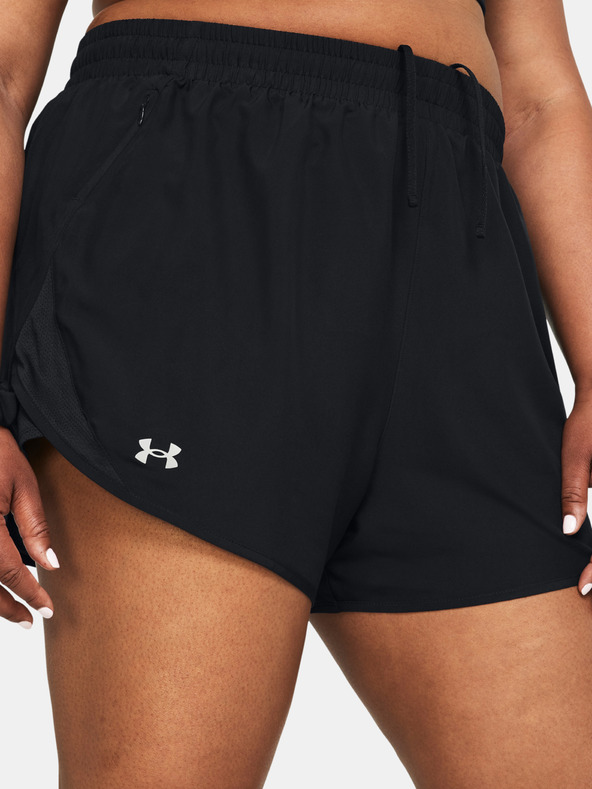 Under Armour Ženske kratke hlače Under Armour UA Fly By 3'' Shorts&-BLK