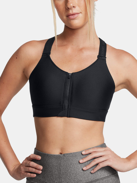 Under Armour Ženski grudnjak Under Armour UA Infinity High Zip 2.0 Bra-BLK