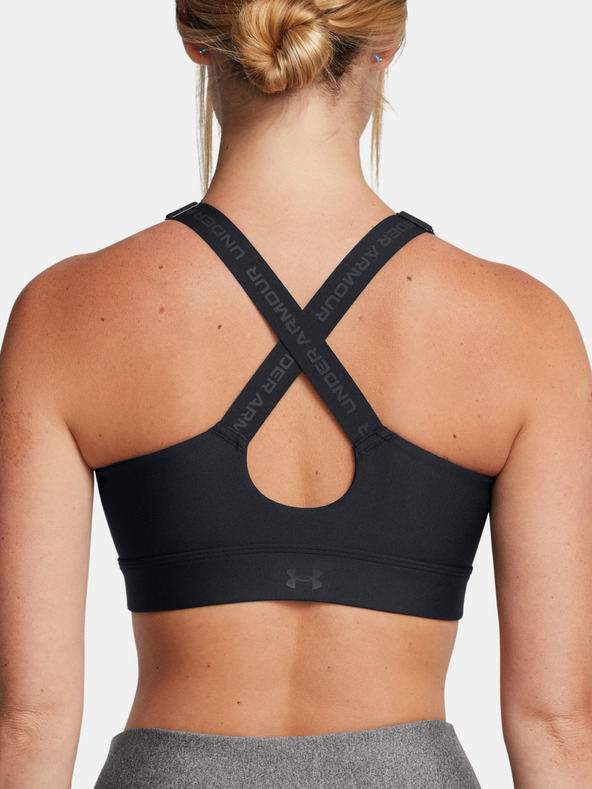 Under Armour Ženski grudnjak Under Armour UA Infinity High Zip 2.0 Bra-BLK