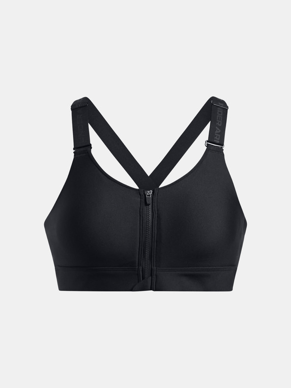 Under Armour Ženski grudnjak Under Armour UA Infinity High Zip 2.0 Bra-BLK