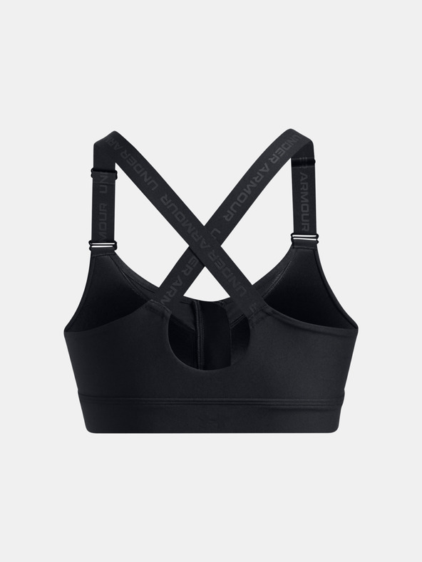 Under Armour Ženski grudnjak Under Armour UA Infinity High Zip 2.0 Bra-BLK