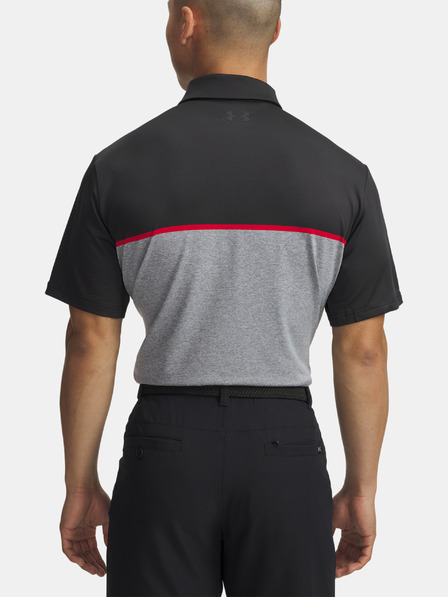 Under Armour Muška majica Under Armour UA Plyoff 3.0 Stripe Polo LB-BLK