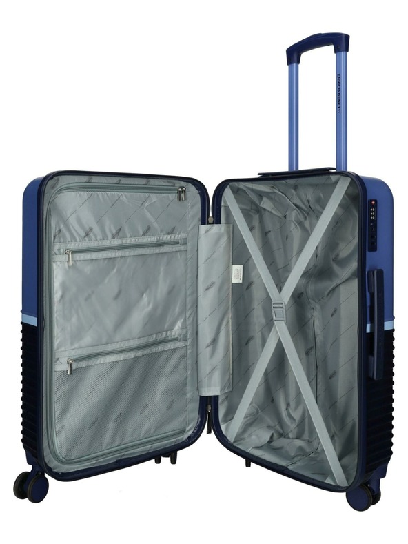 Enrico Benetti Putni kofer Enrico Benetti Princetown M Navy/Jeans