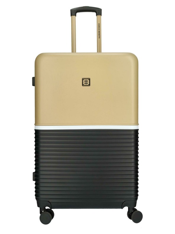 Enrico Benetti Putni kofer Enrico Benetti Princetown L Black/Camel