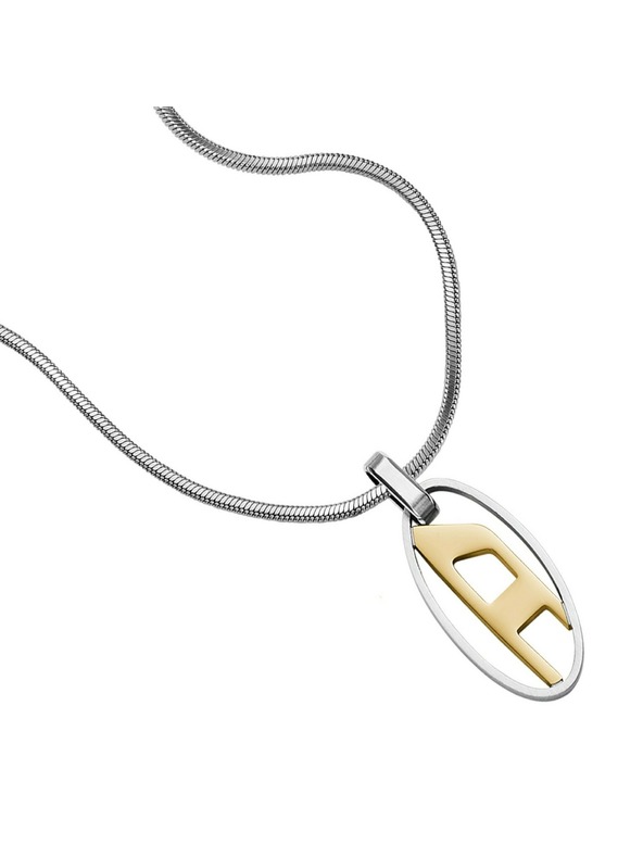 Diesel Diesel muška ogrlica čelična DX12421931