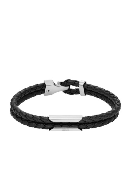 Diesel Diesel muška narukvica kožna čelična DX1247040