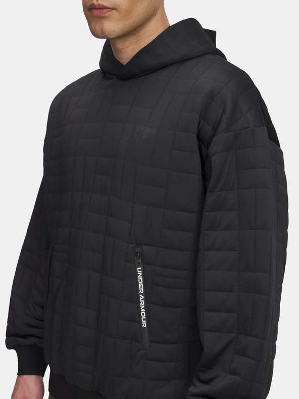 Under Armour Muška dukserica Under Armour UA Unstoppable Flc Txtr Hdy-BLK