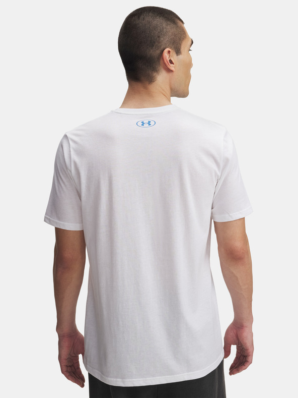 Under Armour Muška majica Under Armour UA TRIPLE STACK LC LOGO SS-WHT