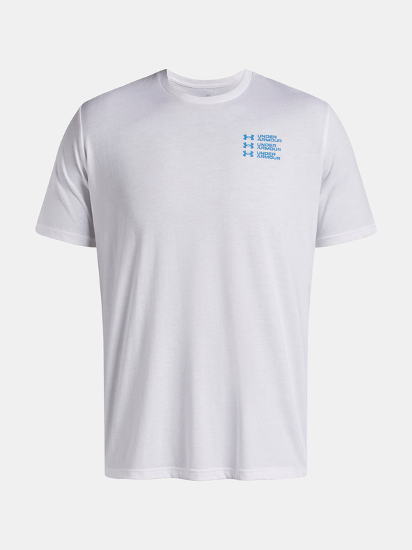 Under Armour Muška majica Under Armour UA TRIPLE STACK LC LOGO SS-WHT