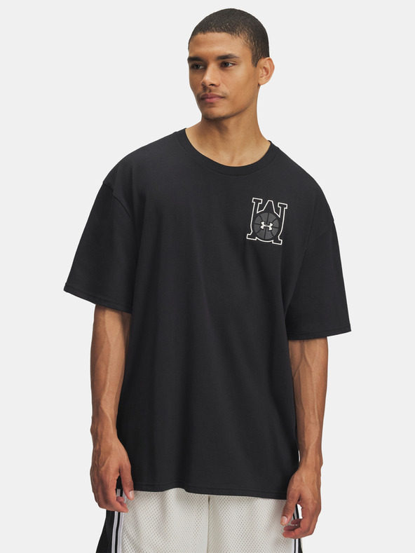 Under Armour Muška majica Under Armour UA M HWT OS Hoops Courtside-BLK