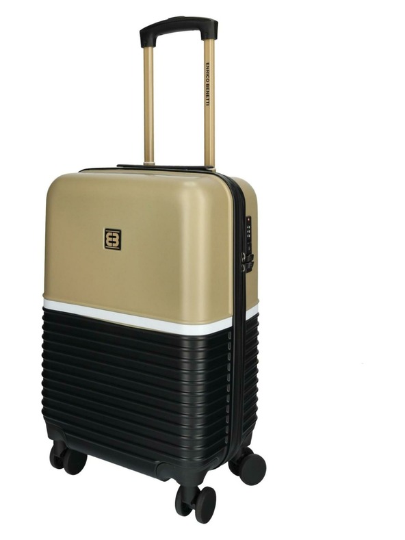 Enrico Benetti Putni kofer Enrico Benetti Princetown S Crna/Smeđa