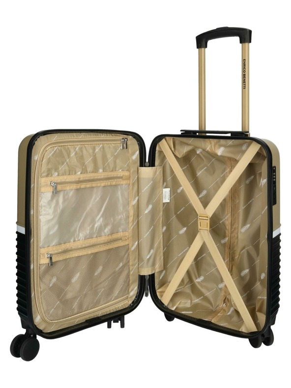 Enrico Benetti Putni kofer Enrico Benetti Princetown S Crna/Smeđa