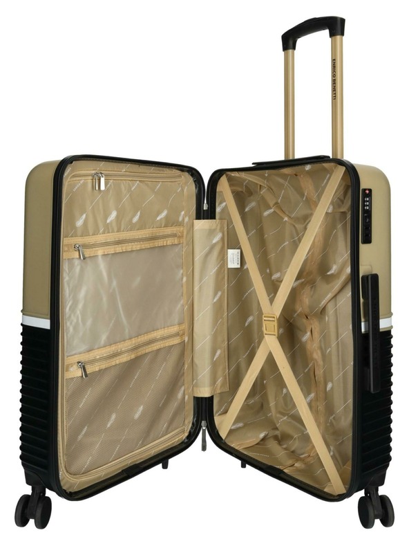 Enrico Benetti Putni kofer Enrico Benetti Princetown M Crna/Smeđa