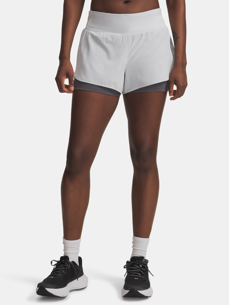 Under Armour Ženske kratke hlače Under Armour UA Launch Pro 3in 2in1 Shorts-GRY