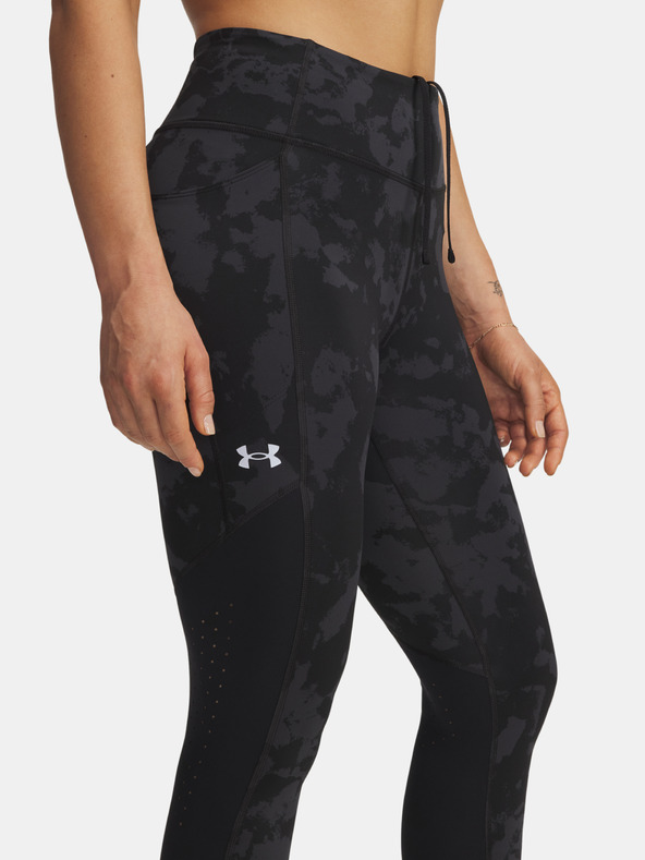 Under Armour Ženske tajice Under Armour UA Launch Ankle Print Tights-BLK