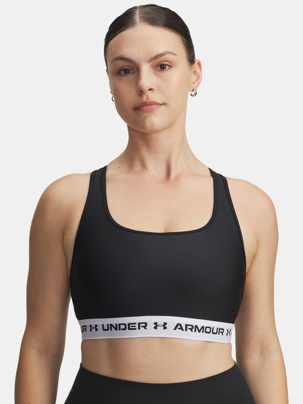 Under Armour Ženski grudnjak Under Armour Crossback Mid Bra-BLK