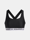 Under Armour Ženski grudnjak Under Armour Crossback Mid Bra-BLK