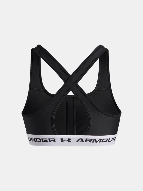 Under Armour Ženski grudnjak Under Armour Crossback Mid Bra-BLK
