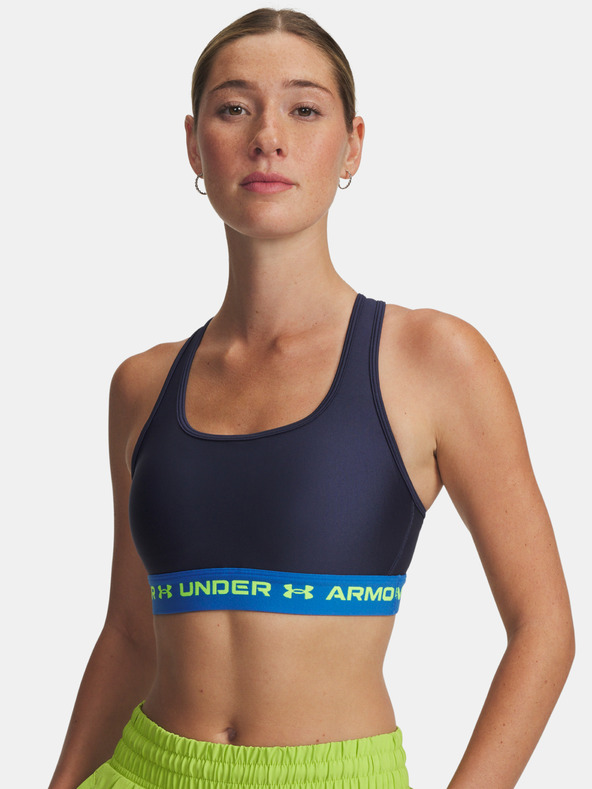 Under Armour Ženski grudnjak Under Armour Crossback Mid Bra-BLU