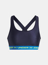 Under Armour Ženski grudnjak Under Armour Crossback Mid Bra-BLU