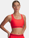 Under Armour Ženski grudnjak Under Armour Crossback Mid Bra-RED