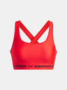 Under Armour Ženski grudnjak Under Armour Crossback Mid Bra-RED