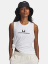 Under Armour Ženski top Under Armour UA Varsity U Tank-WHT