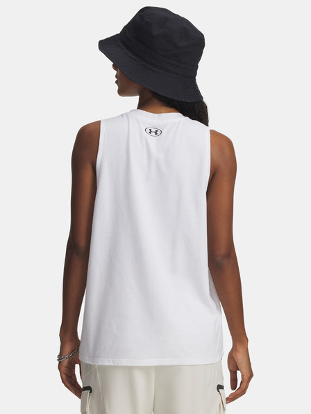 Under Armour Ženski top Under Armour UA Varsity U Tank-WHT