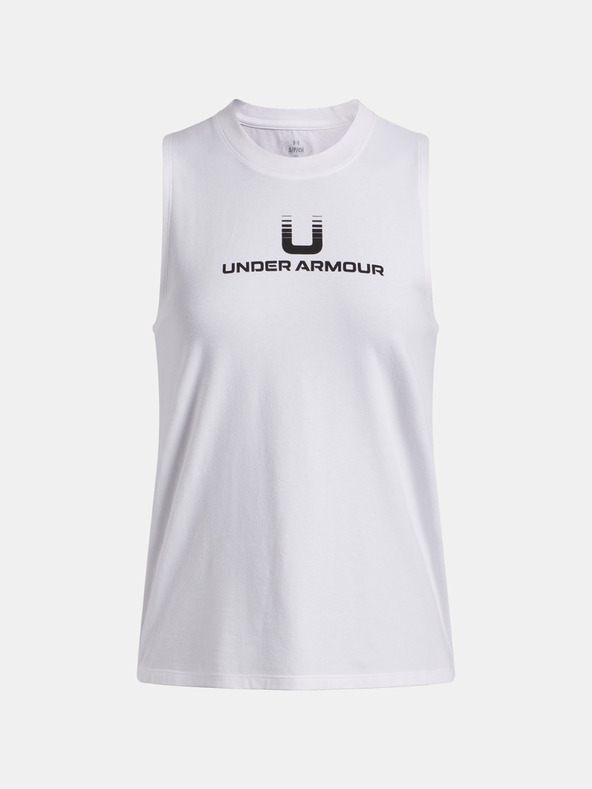 Under Armour Ženski top Under Armour UA Varsity U Tank-WHT