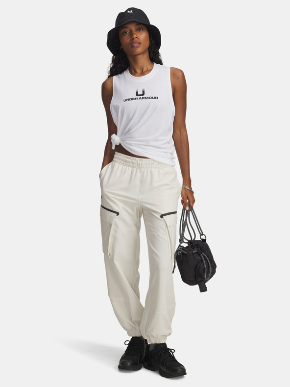 Under Armour Ženski top Under Armour UA Varsity U Tank-WHT