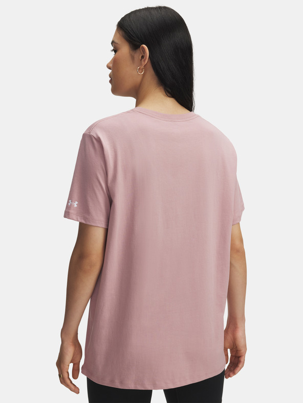 Under Armour Ženska majica Under Armour Rival OS Campus Tee-PNK