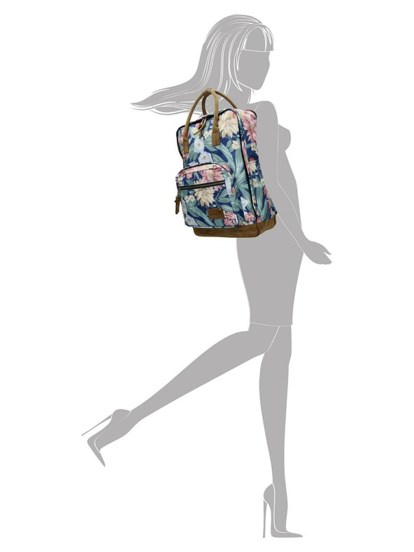 Enrico Benetti Ruksak Enrico Benetti Santiago 46180 Mornarsko plava cvjetna