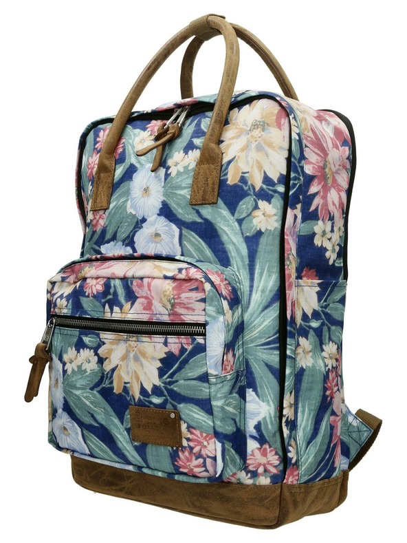 Enrico Benetti Ruksak Enrico Benetti Santiago 46180 Mornarsko plava cvjetna