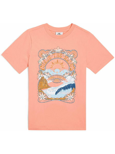 O'Neill O'Neill FRONT GRAPHIC Djevojačka majica Salmon